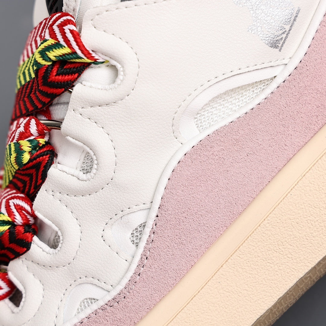 Lanvin Curb White Pink