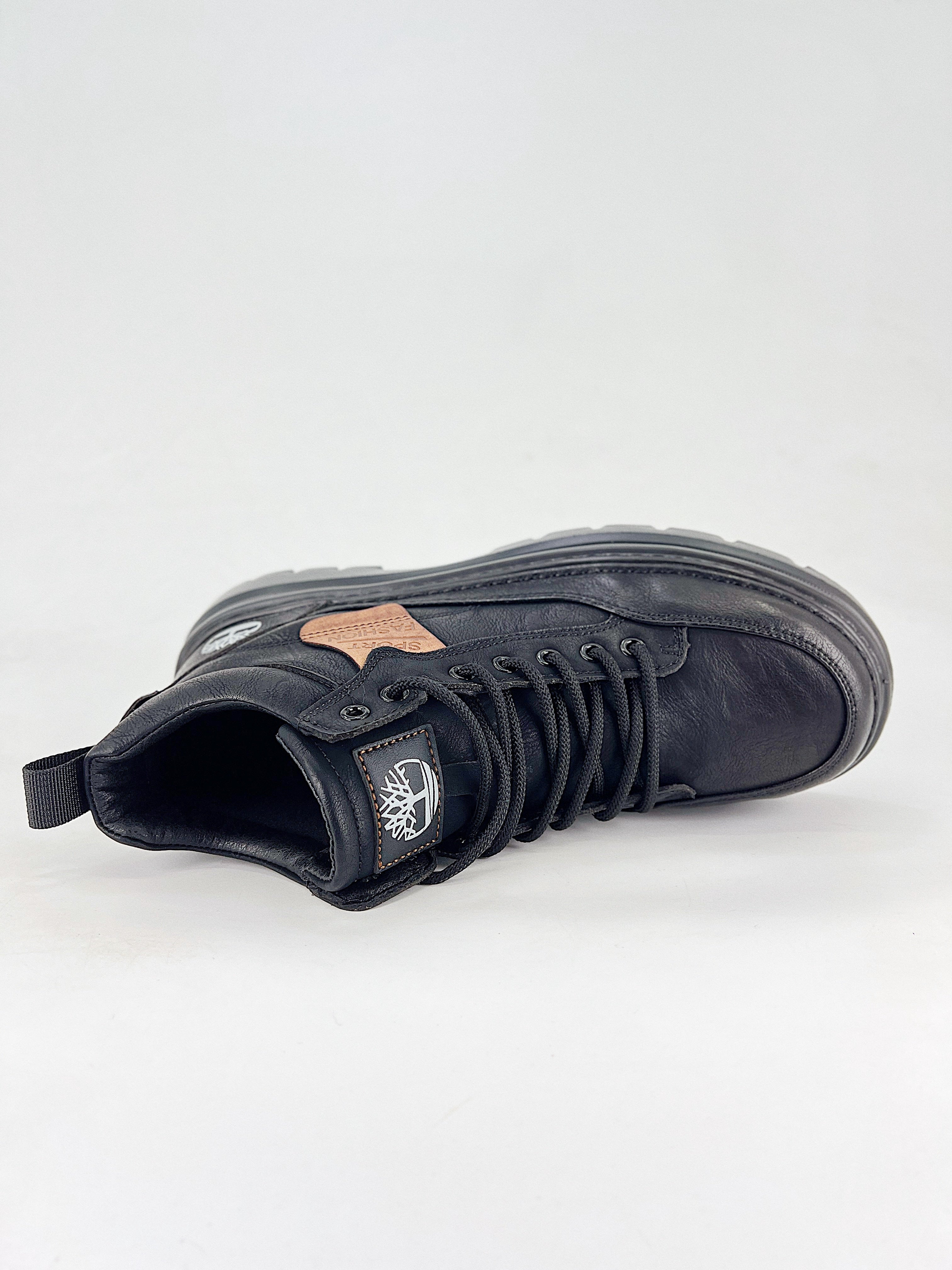 Timberland Black Leather Men's Boots