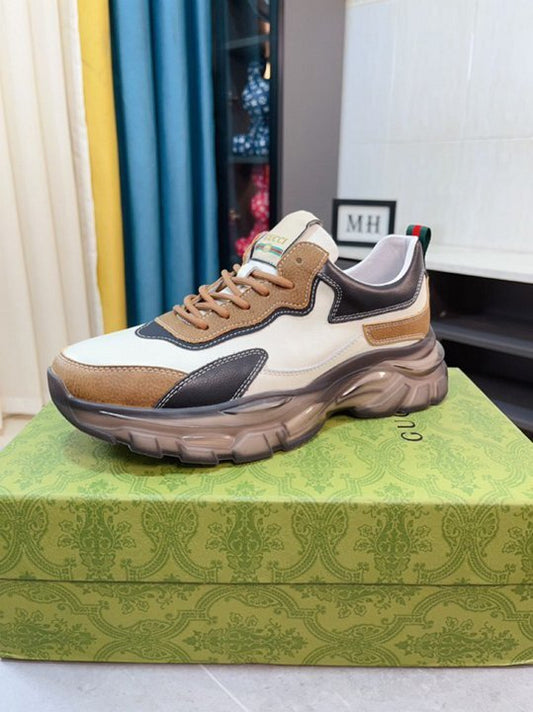 Gucci Rhyton Leather Sneakers