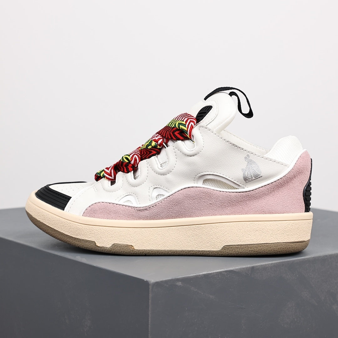 Lanvin Curb White Pink