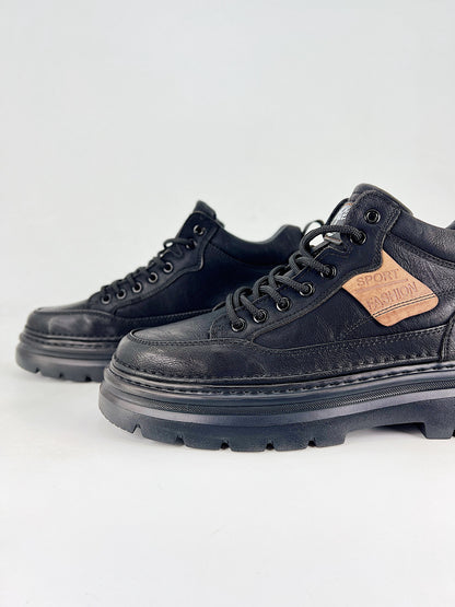 Timberland Black Leather Men's Boots