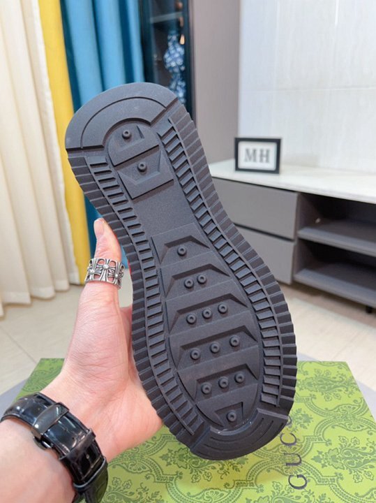 Gucci GG Canvas Suede Sneakers