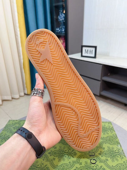 Gucci Black Leather Sneakers