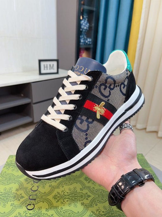 Gucci GG Canvas Suede Sneakers