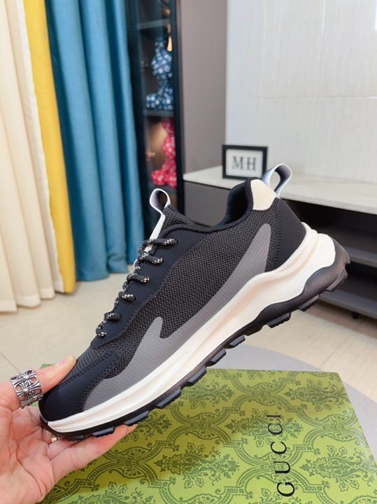 Gucci Black & Grey Sneakers