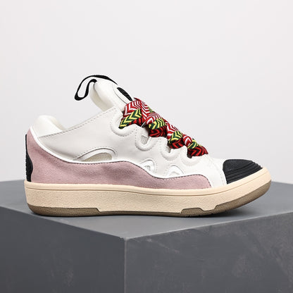 Lanvin Curb White Pink