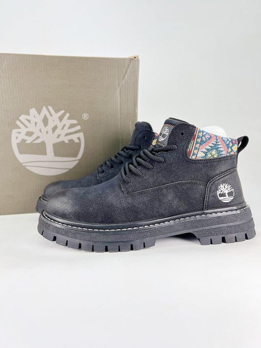 Timberland Patterned Cuff Ankle Boots