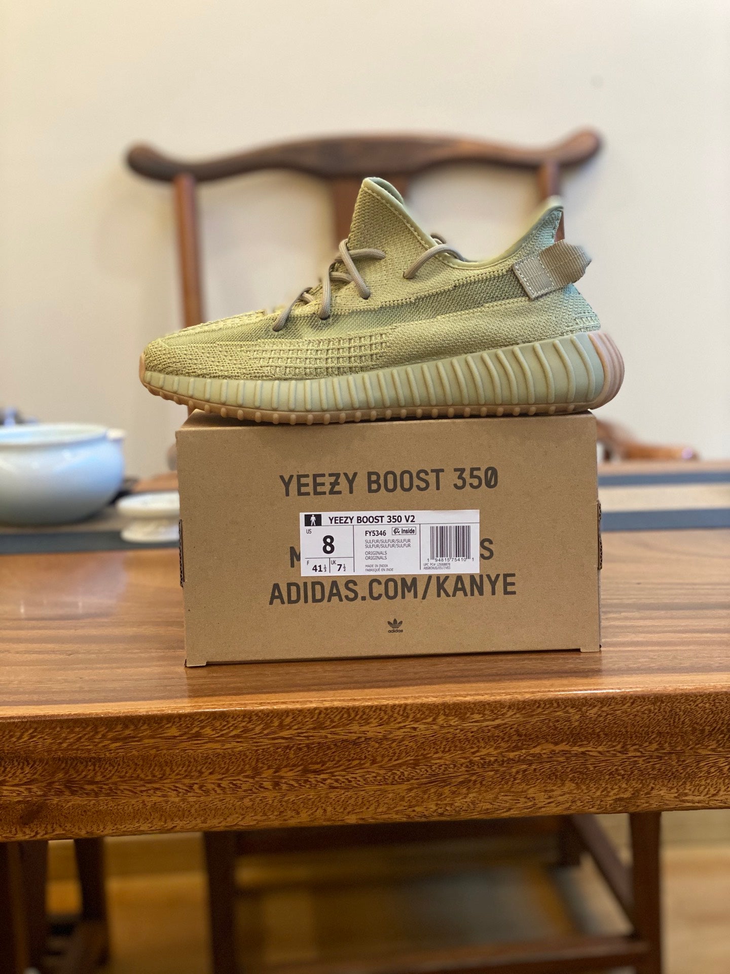 Adidas Yeezy 350 V2 Sulfur