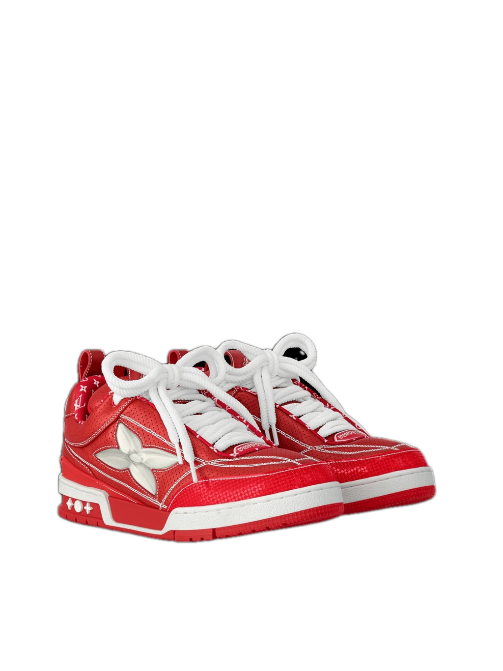 Louis Vuitton Sneaker LV Skate Rosso Bianco