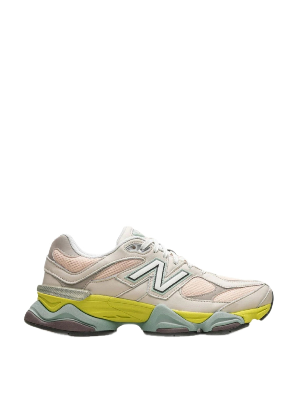 New Balance 9060 Grigio Chiaro Giallo