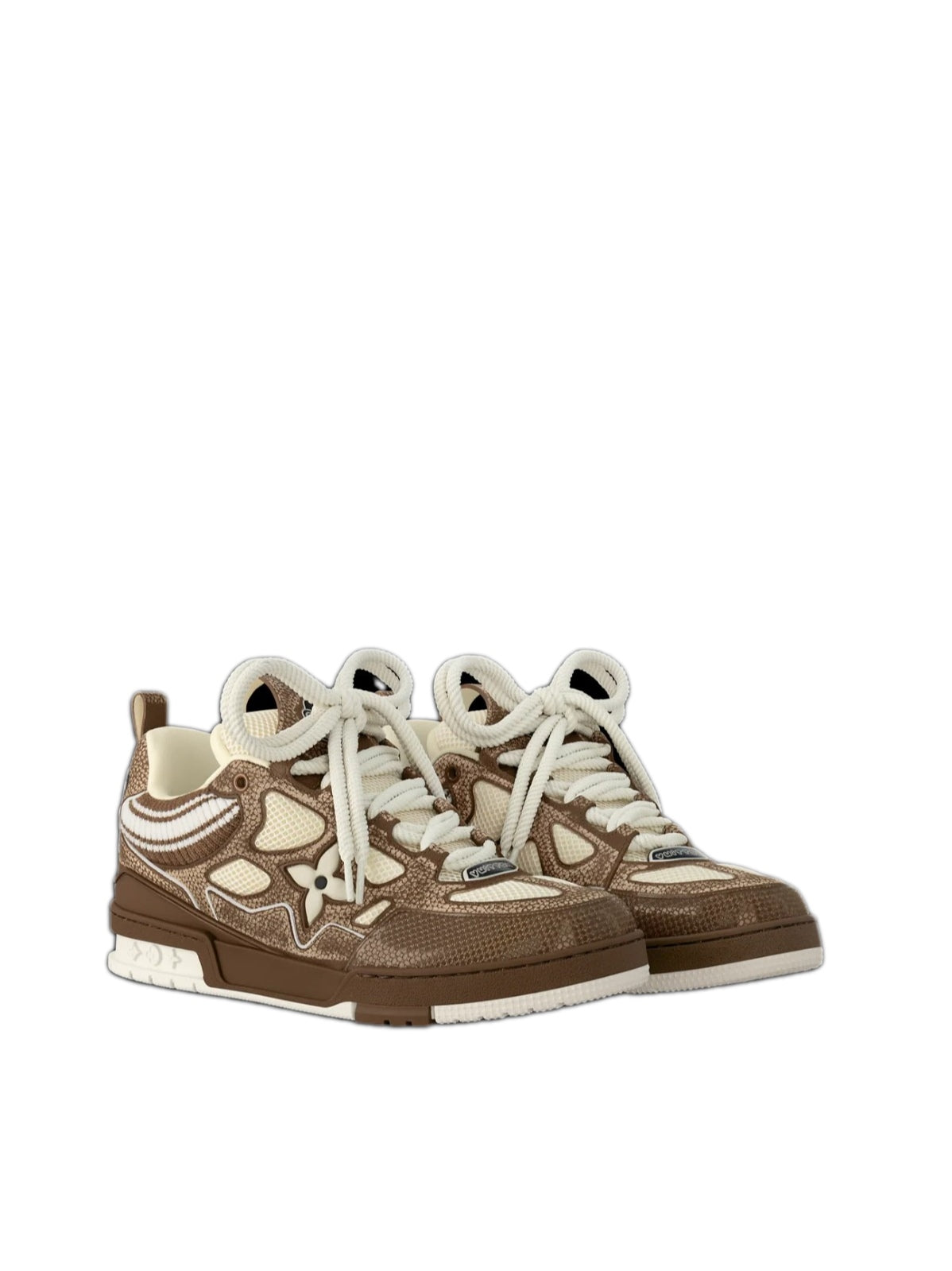 Louis Vuitton Sneaker LV Skate Marrone Bianco