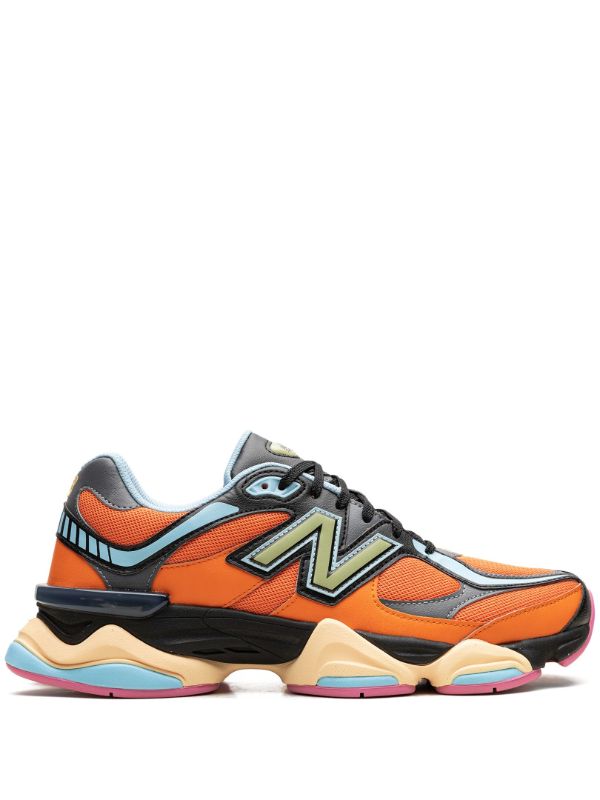 New Balance 9060 Sun Glow Nero Arancione