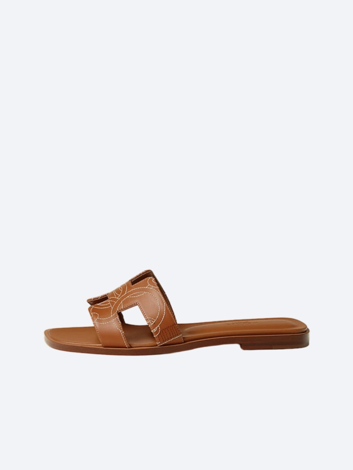 Hermès Oran Sandals Nero Beige