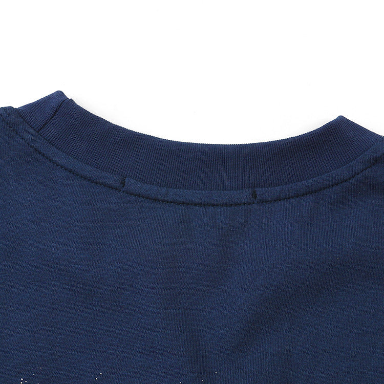 Lv T-shirt Louis Vuttion Monogram Blu Sfumata