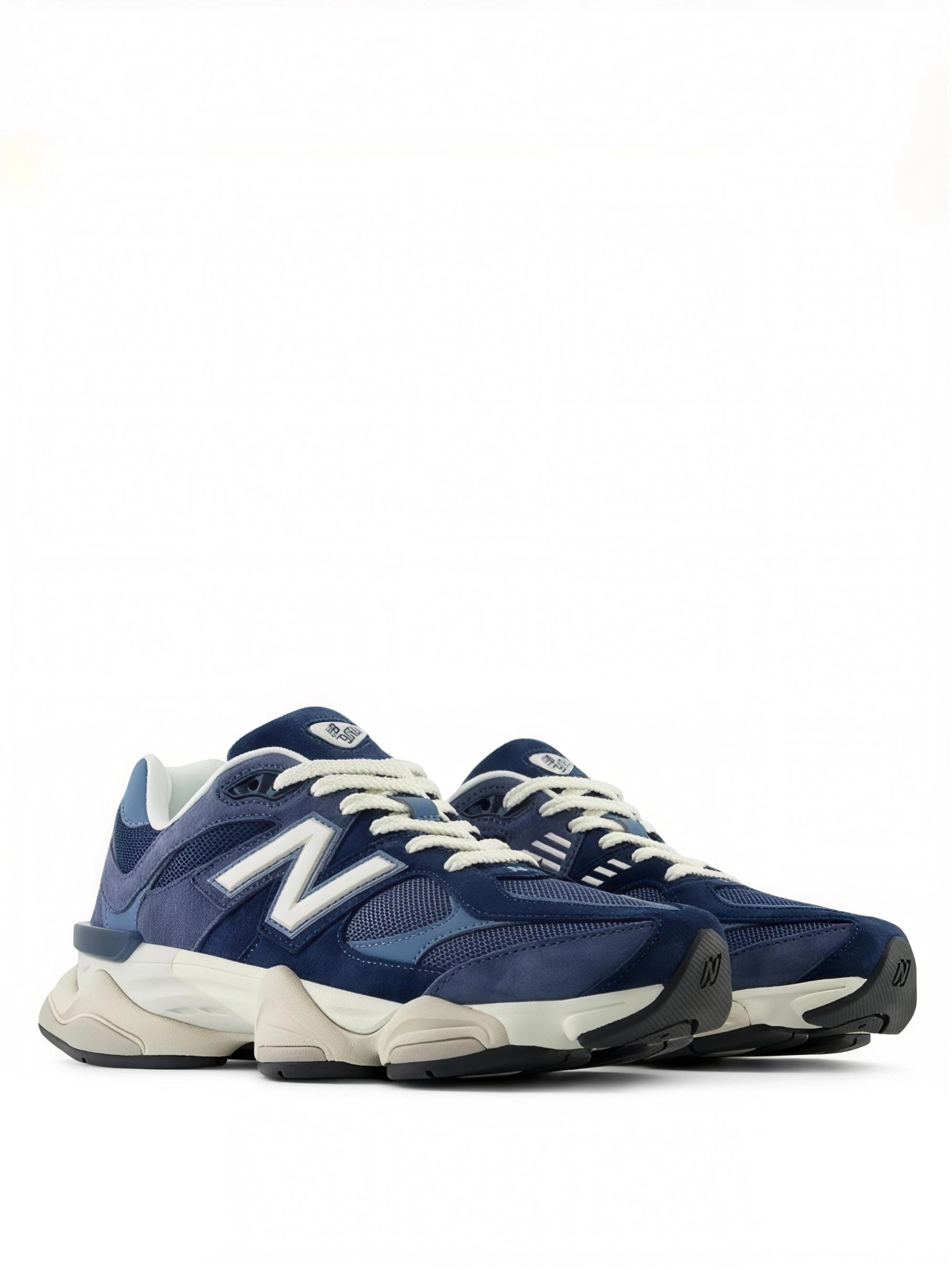 New Balance 9060 Navy Blu Bianco