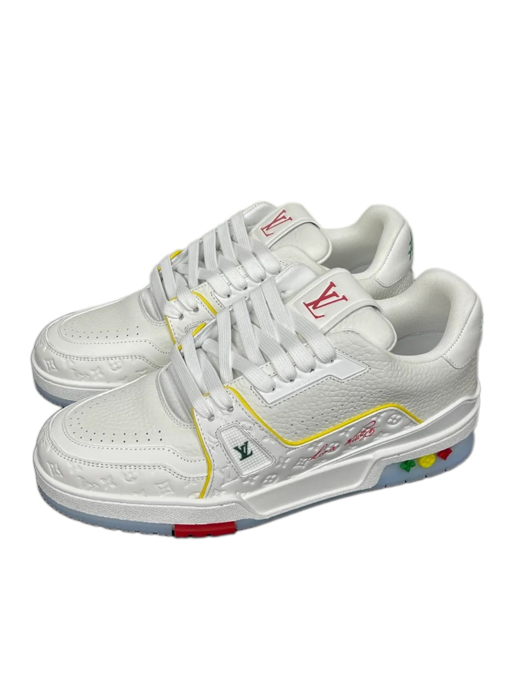 LV Trainer Bianco Giallo Louis Vuitton Sneaker