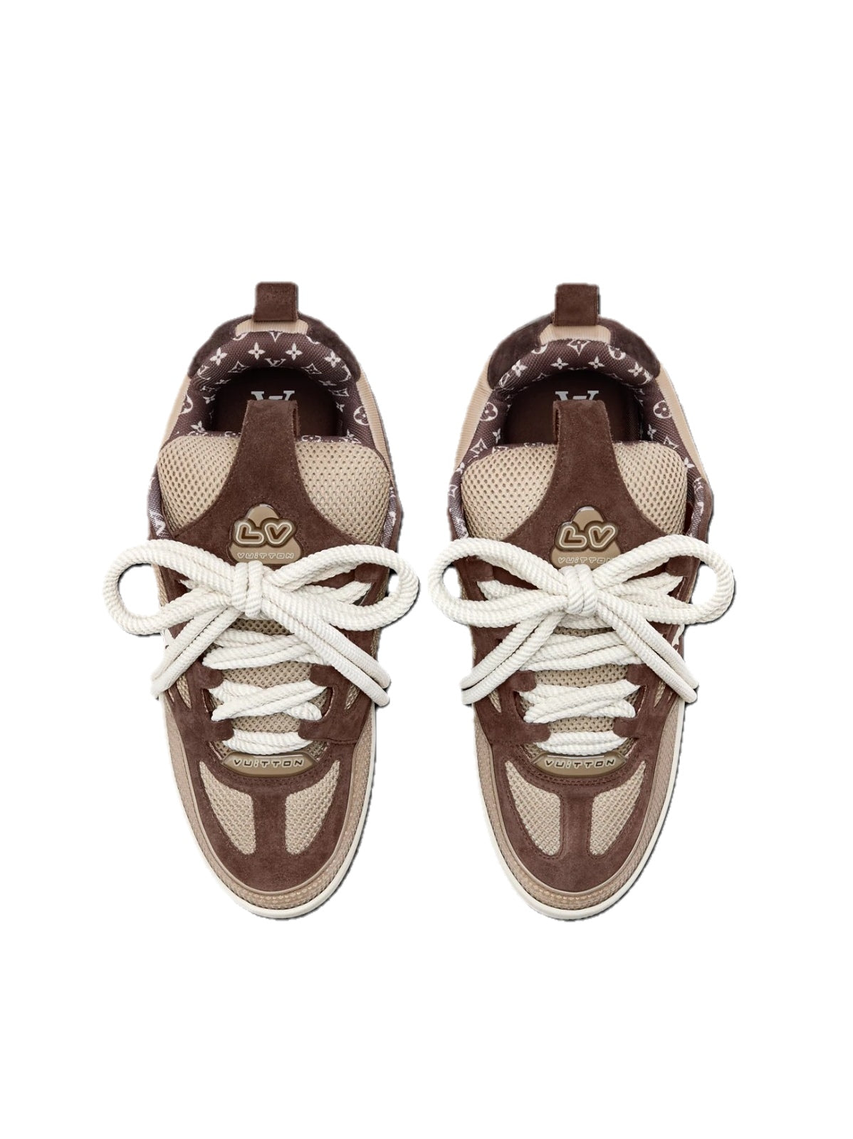 Louis Vuitton Sneaker LV Skate Marrone Sicuro Chiaro