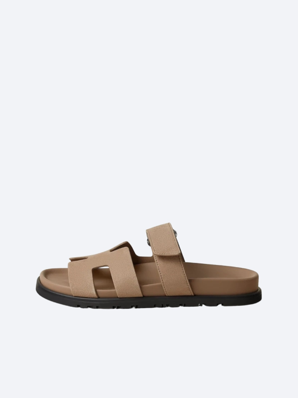Hermes Pelle Chyper Ciabatte Marrone