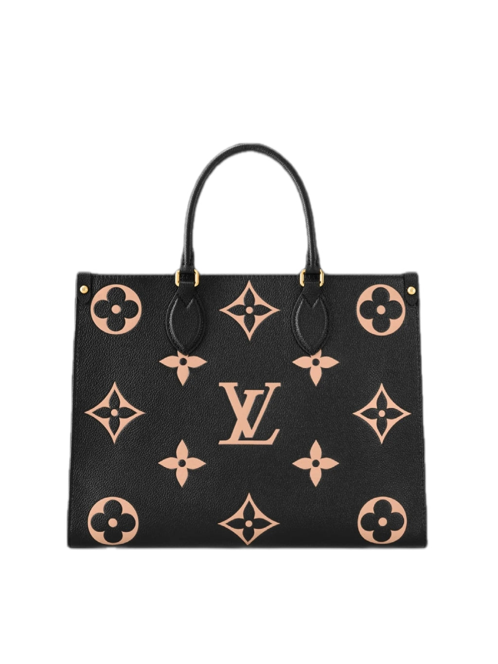 Borsa Louis Vuitton OnTheGo MM in Pelle Monogram Nero