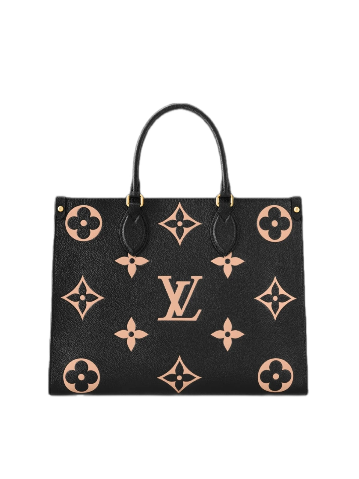 Borsa Louis Vuitton OnTheGo MM in Pelle Monogram Nero