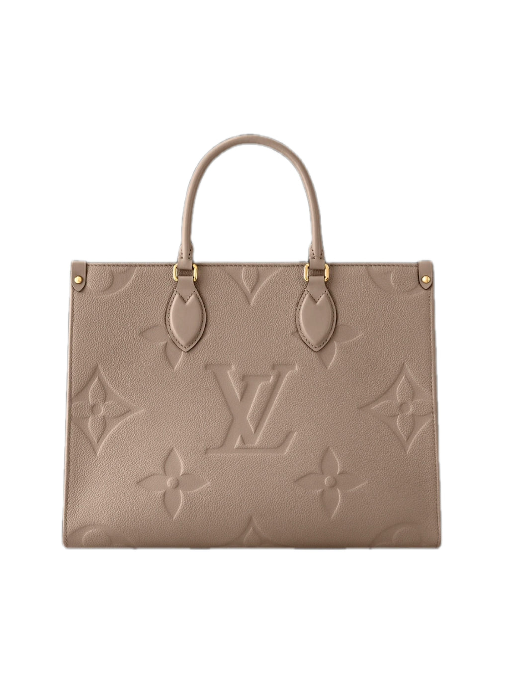 Borsa Louis Vuitton OnTheGo MM in Pelle Monogram Tutto Nero 5 colori