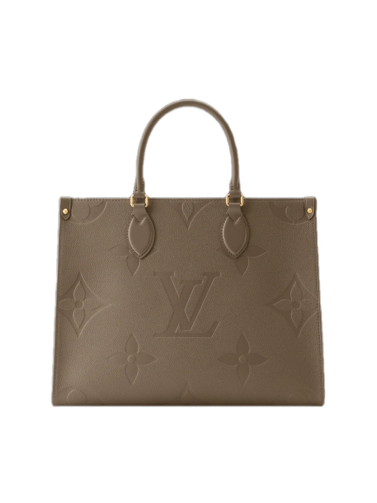 Borsa Louis Vuitton OnTheGo MM in Pelle Monogram Tutto Nero 5 colori