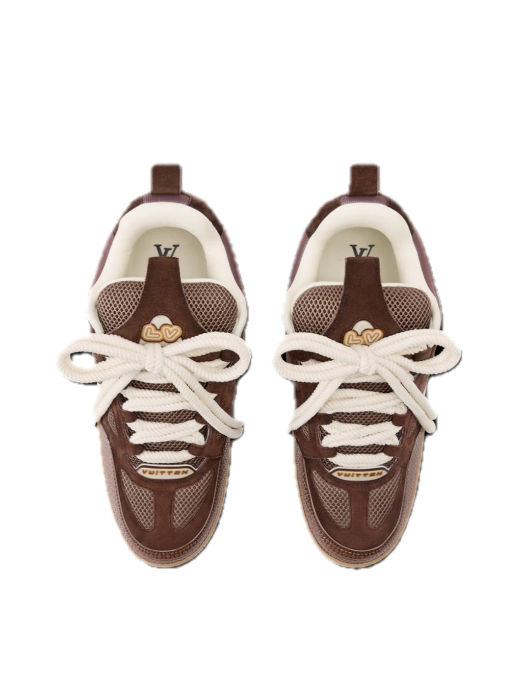 Louis Vuitton Sneaker LV Skate Marrone Sicuro