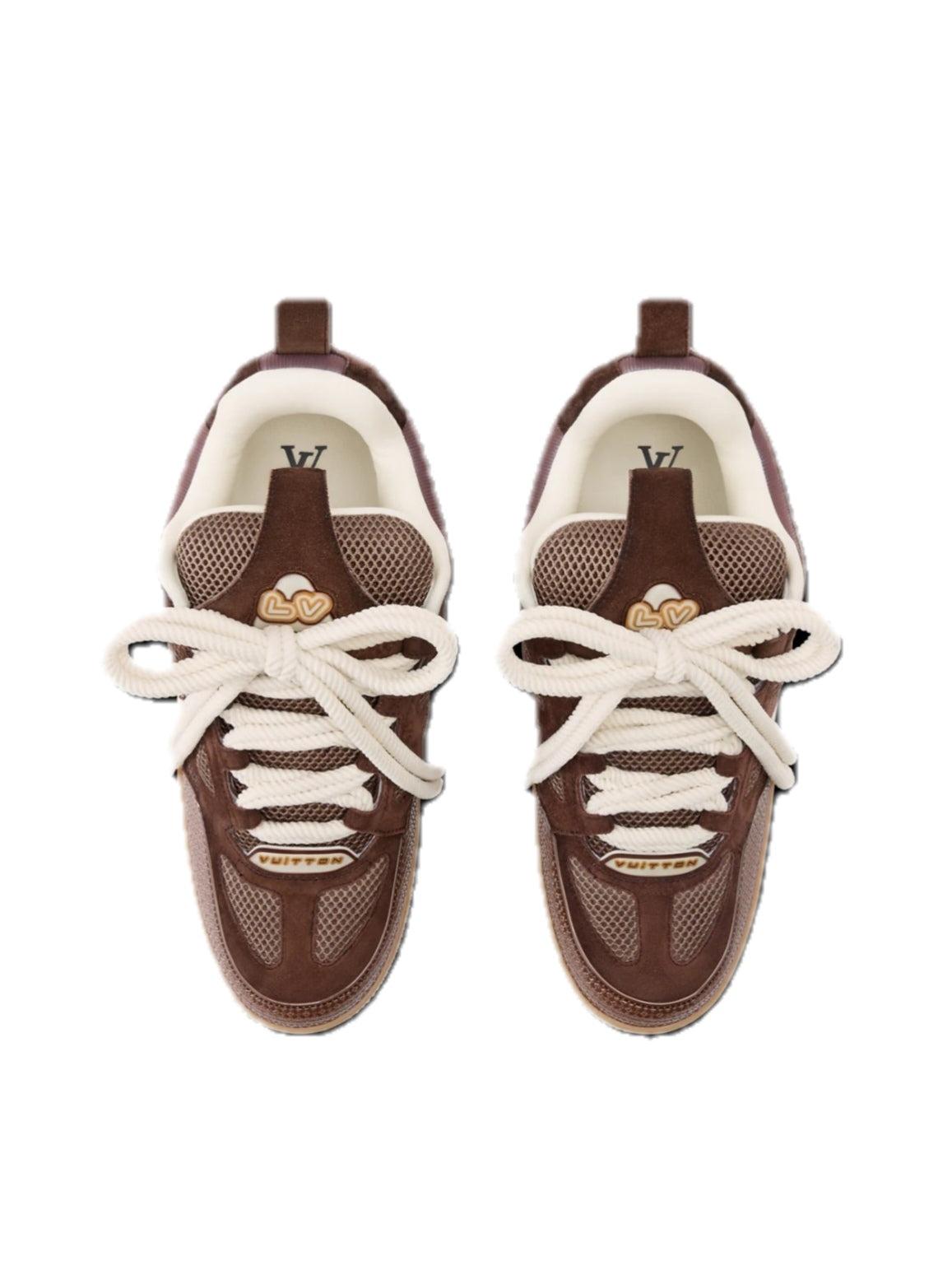 Louis Vuitton Sneaker LV Skate Marrone Sicuro