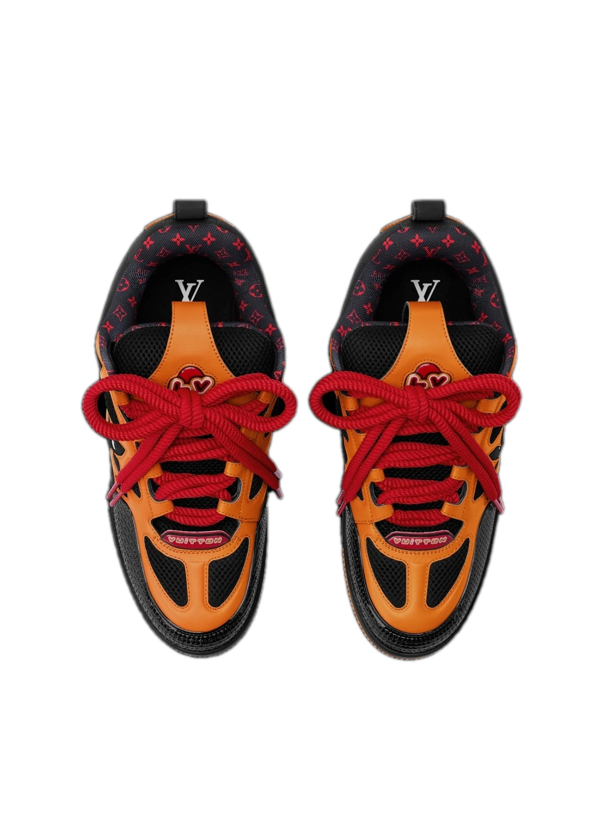 Louis Vuitton Sneaker LV Skate Arancione Nero