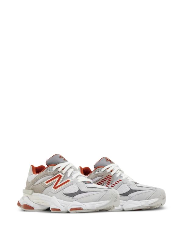 New Balance 9060 Grigio Chiaro Rosso
