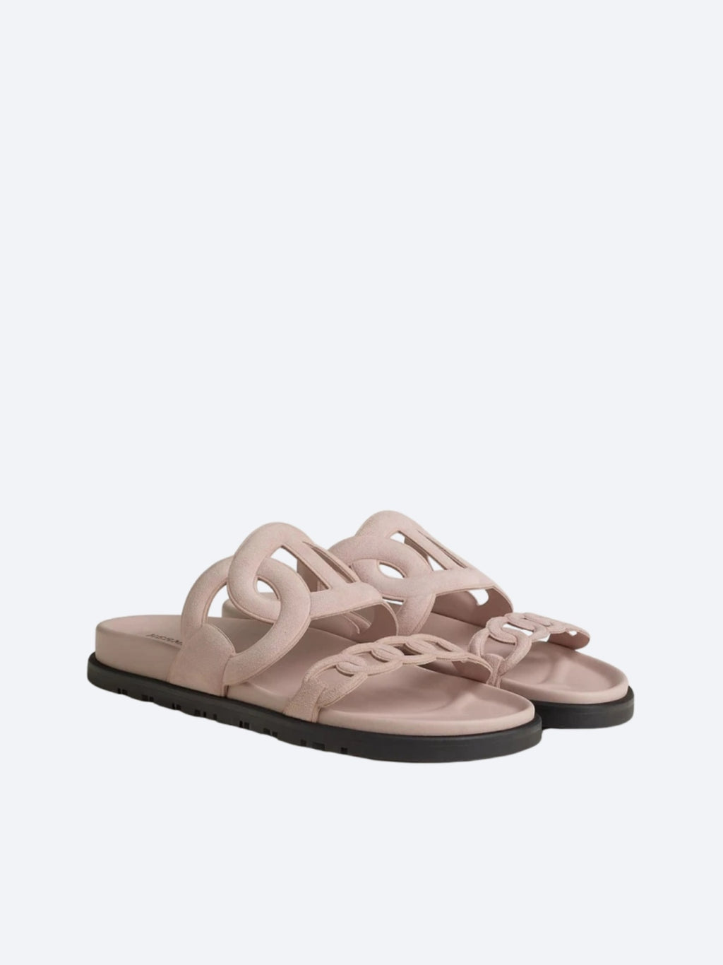 Hermès Extra Suede Ciabatte Rosa