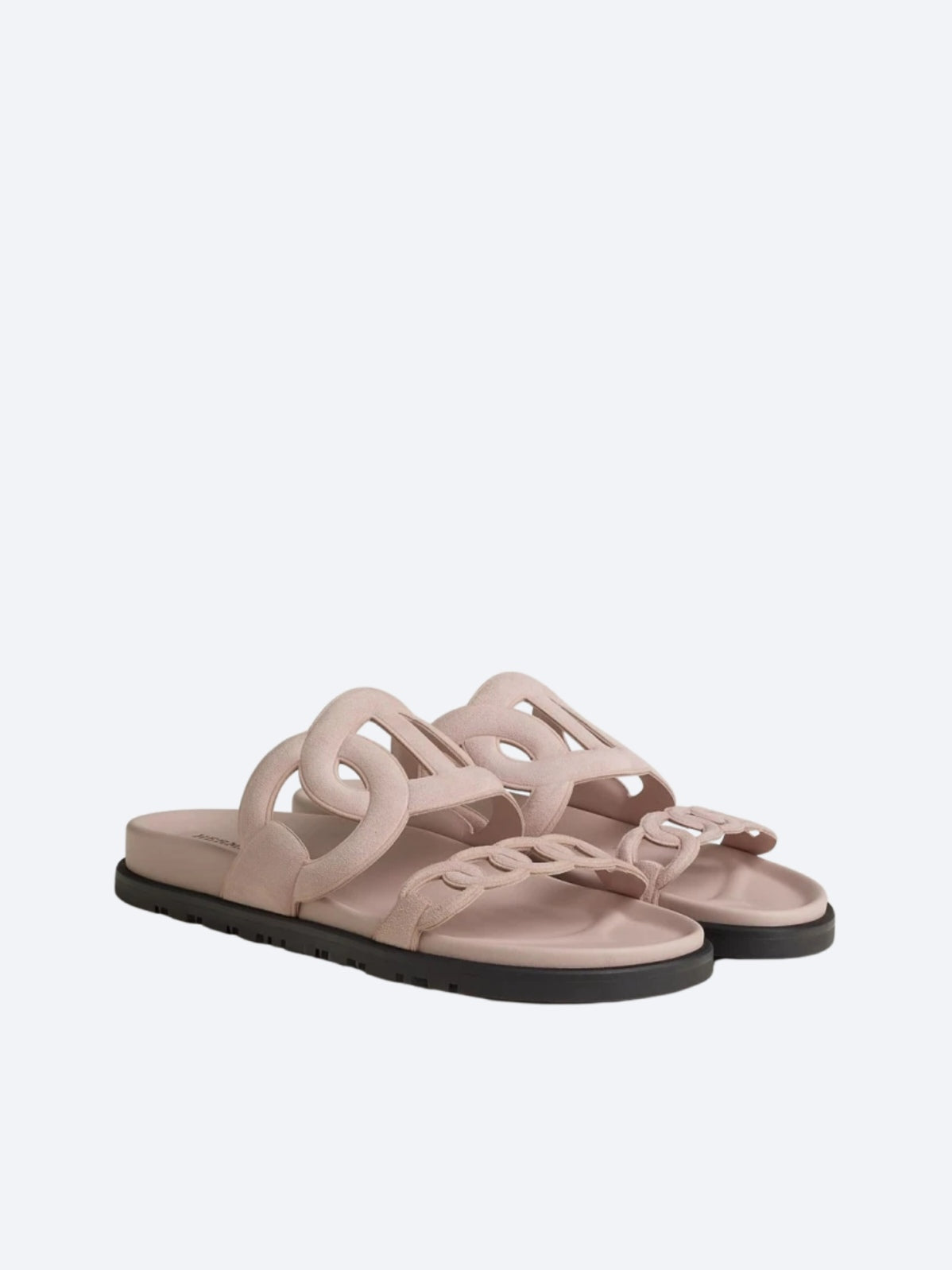 Hermès Extra Suede Ciabatte Rosa
