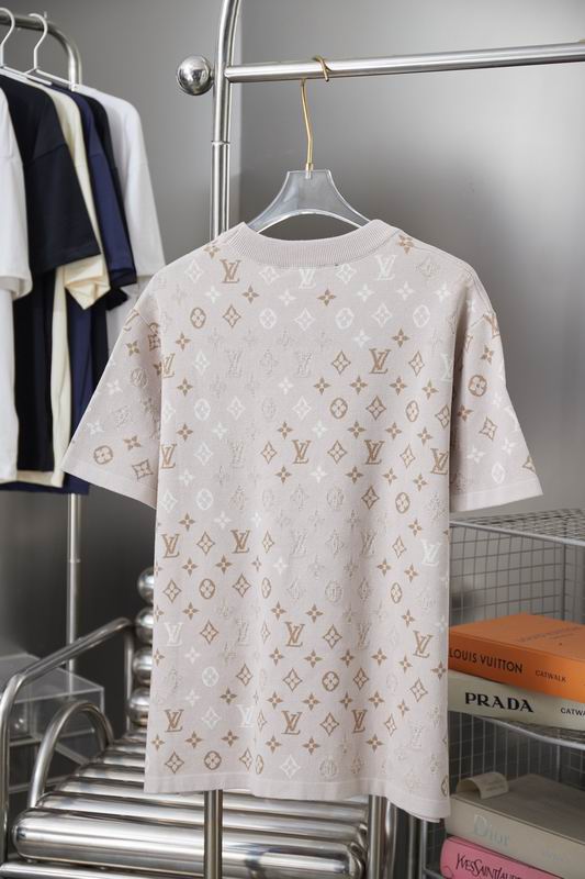 Lv T shirt Louis Vuttion Monogram Beige Sfumata