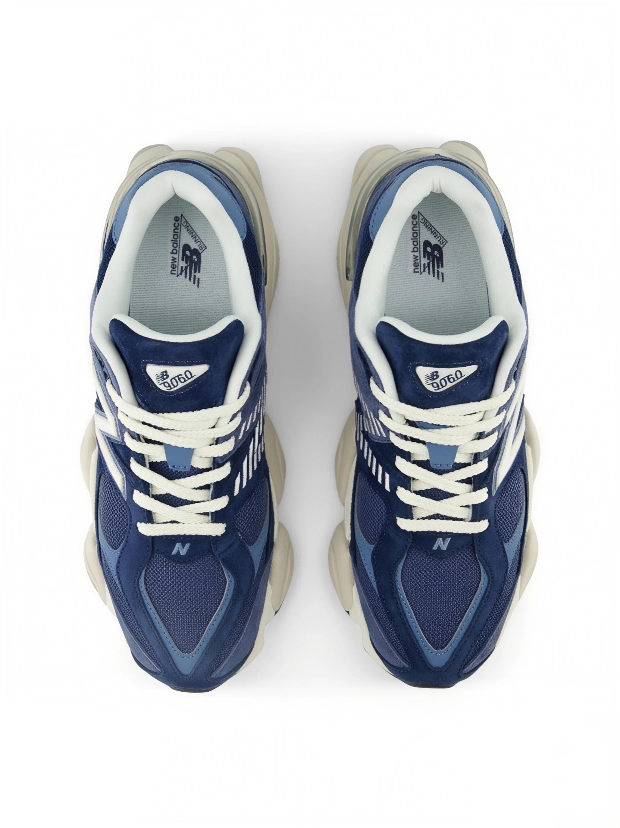 New Balance 9060 Navy Blu Bianco
