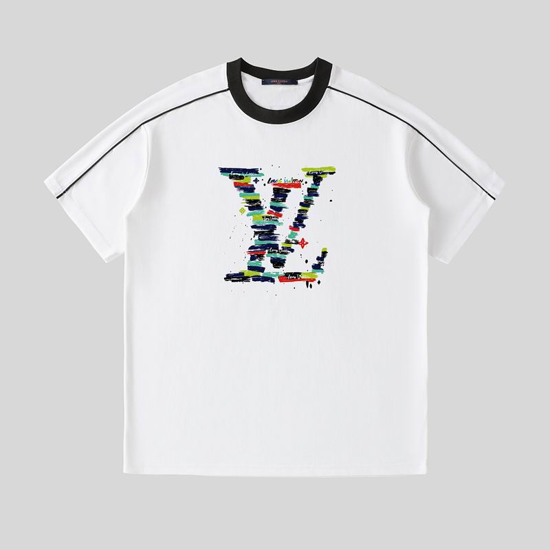 Louis Vuitton LV T Shirt Bianco Stampa LV