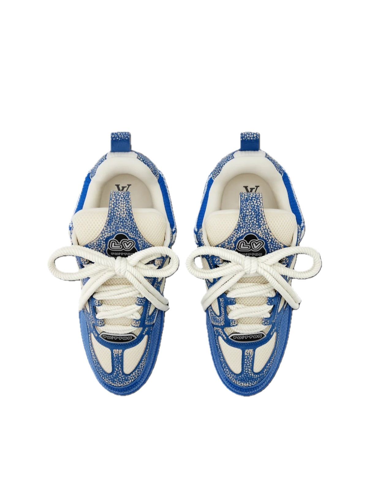 Louis Vuitton Sneaker LV Skate Blu Bianco