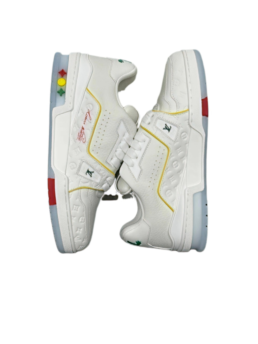 LV Trainer Bianco Giallo Louis Vuitton Sneaker