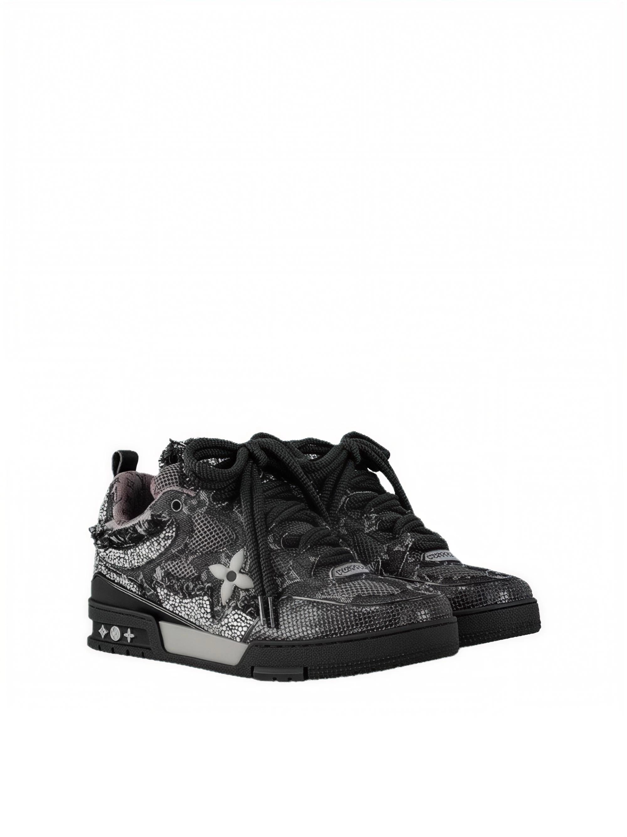 Louis Vuitton Sneaker LV Skate Nero Grigio