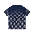 Lv T-shirt Louis Vuttion Monogram Blu Sfumata