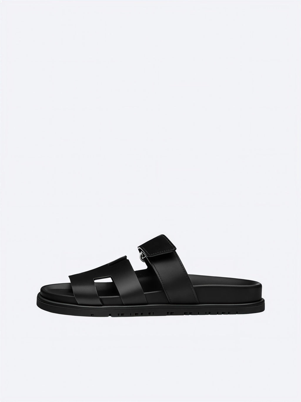 Hermes Pelle Chyper Ciabatte Marrone