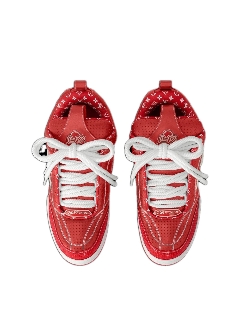 Louis Vuitton Sneaker LV Skate Rosso Bianco