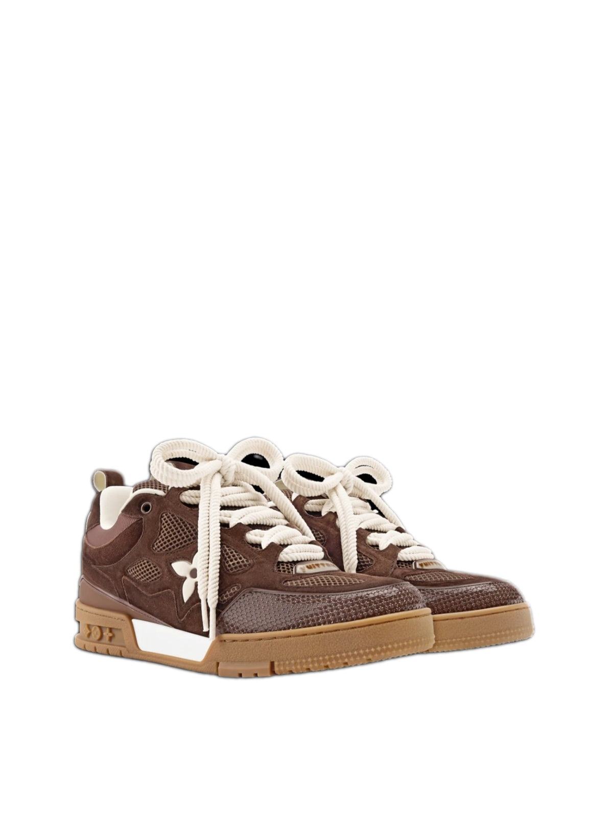 Louis Vuitton Sneaker LV Skate Marrone Sicuro