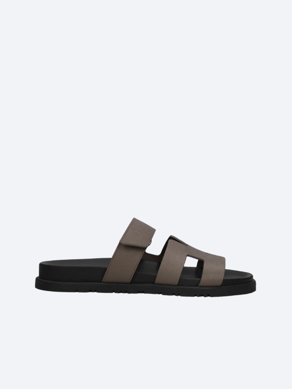Hermes Pelle Chyper Ciabatte Marrone