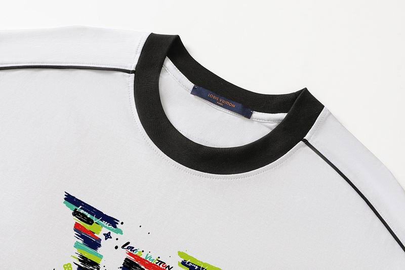 Louis Vuitton LV T Shirt Bianco Stampa LV