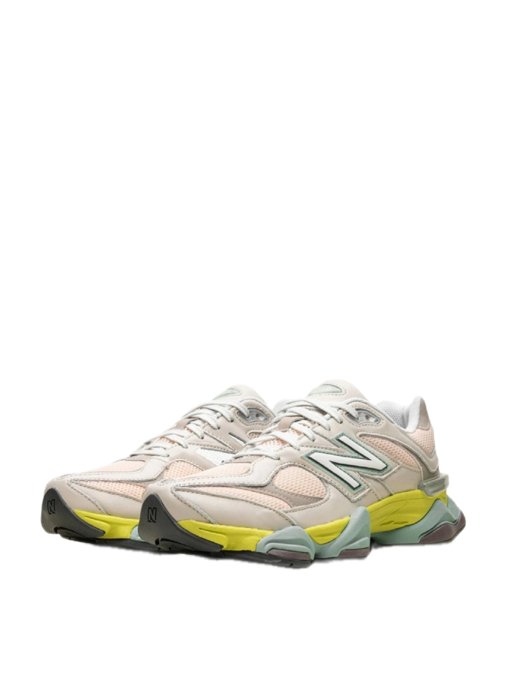 New Balance 9060 Grigio Chiaro Giallo