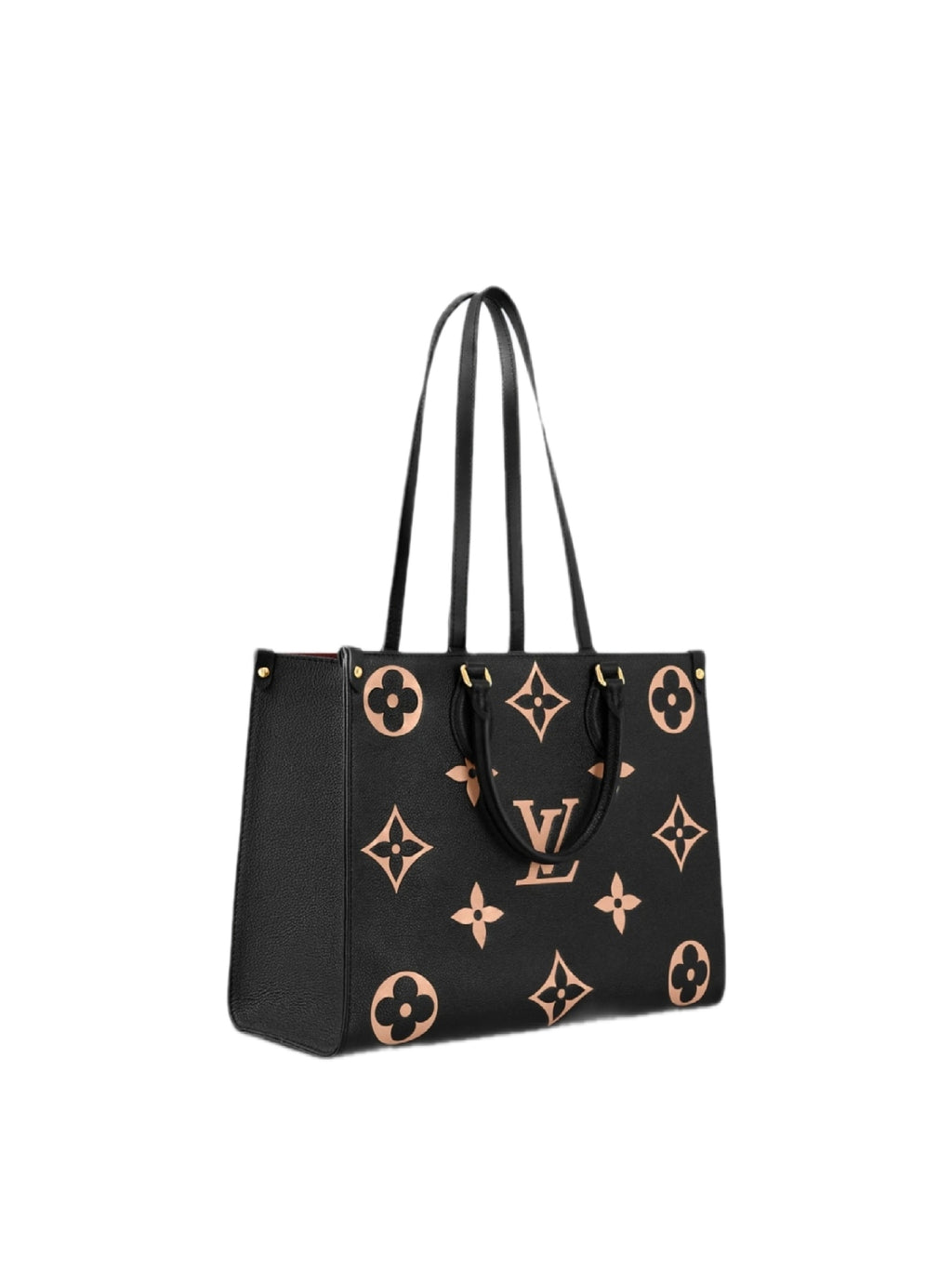 Borsa Louis Vuitton OnTheGo MM in Pelle Monogram Nero