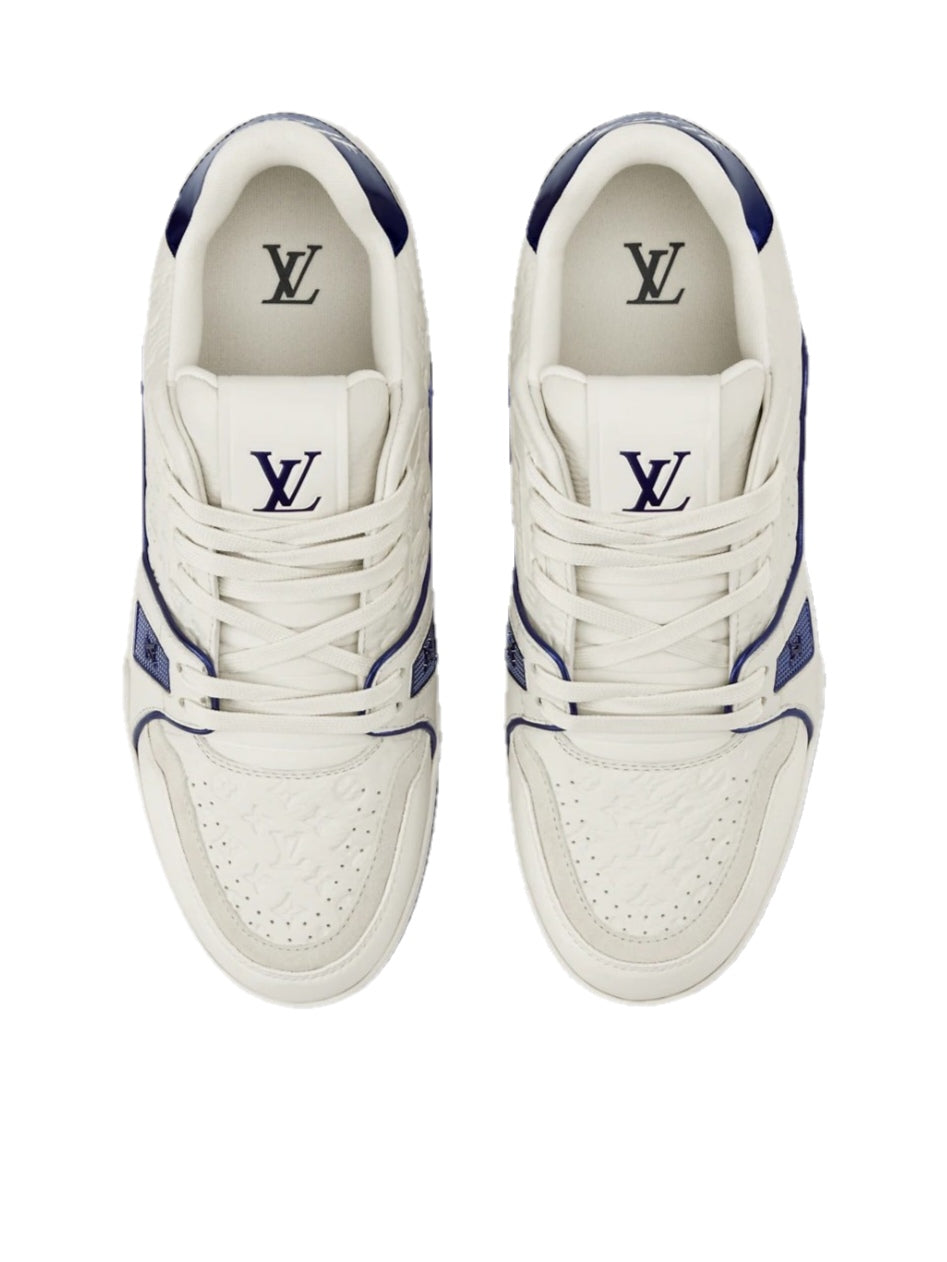 LV Trainer Bianco Blu Sicuro Louis Vuitton Sneaker