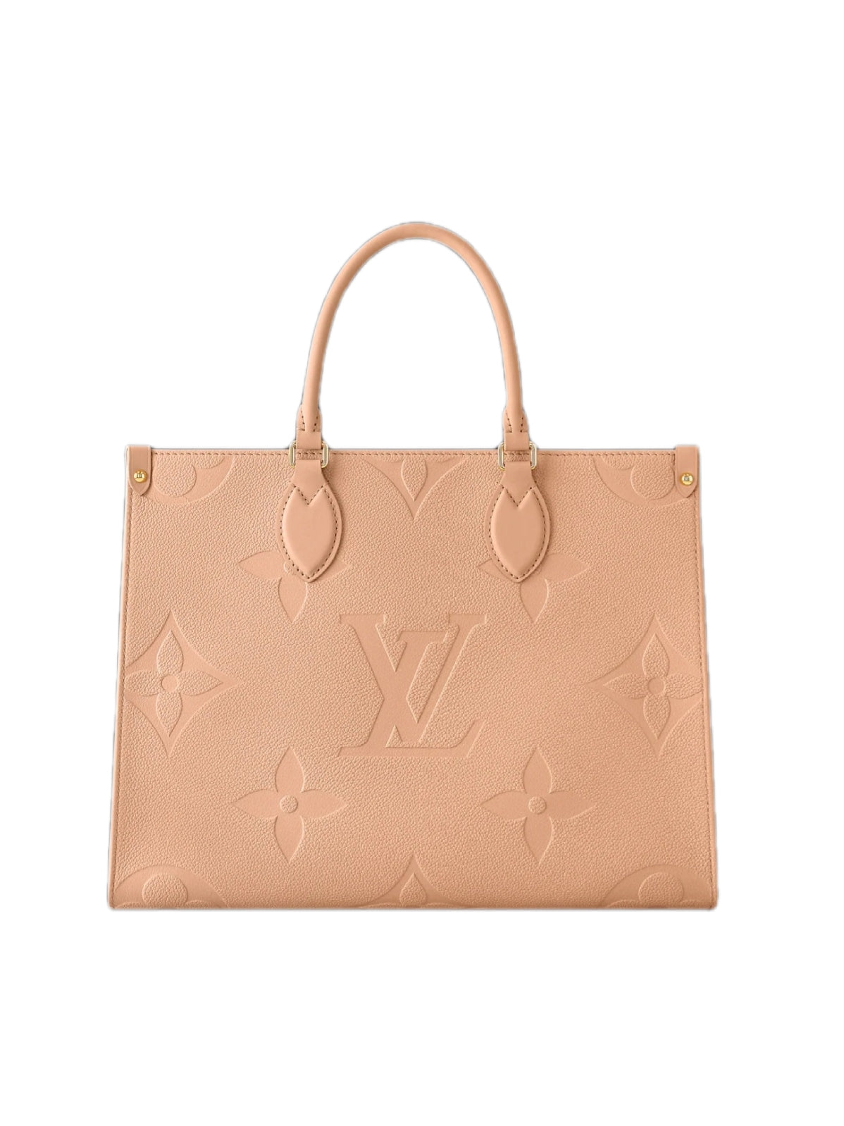 Borsa Louis Vuitton OnTheGo MM in Pelle Monogram Tutto Nero 5 colori