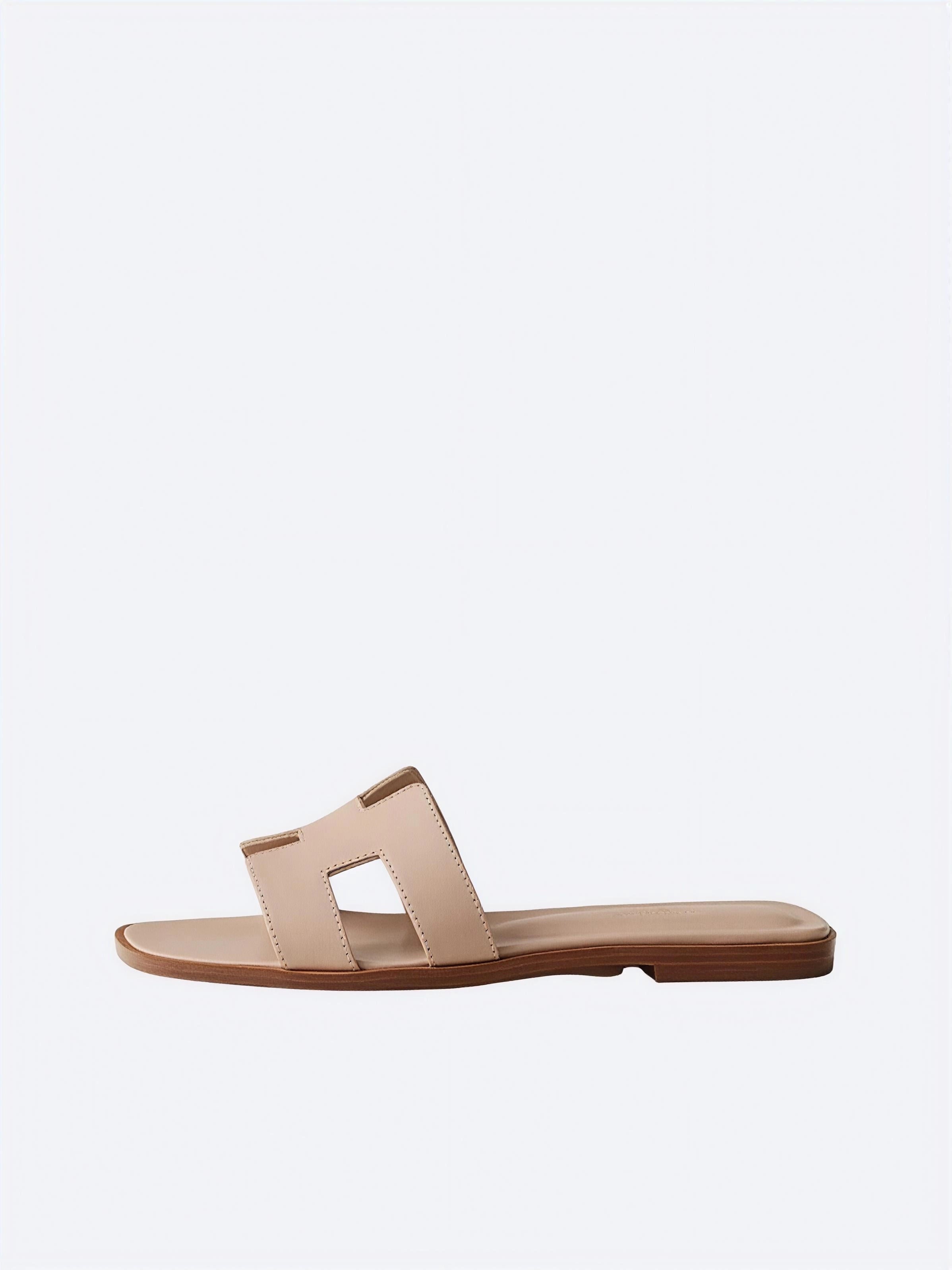 Hermès Oran Sandals Verde Chiaro
