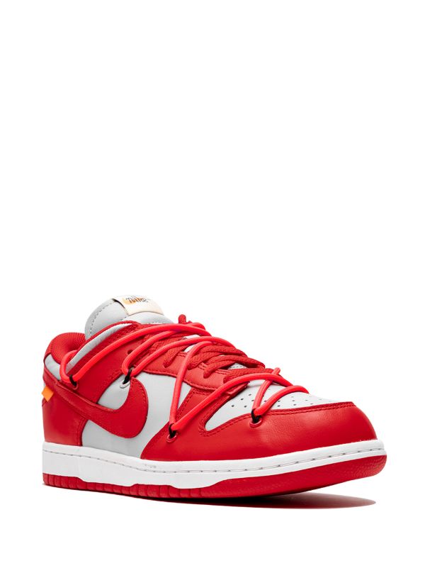 Nike SB Dunk Low off white Rosso